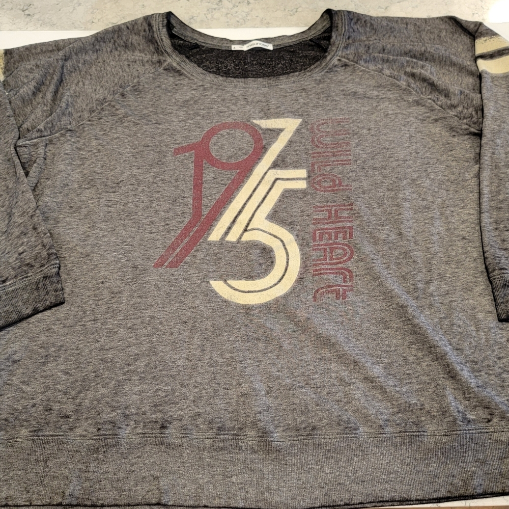Maurices 1975 Wild Heart Lightweight Crewneck Sweatshirt Size 4X